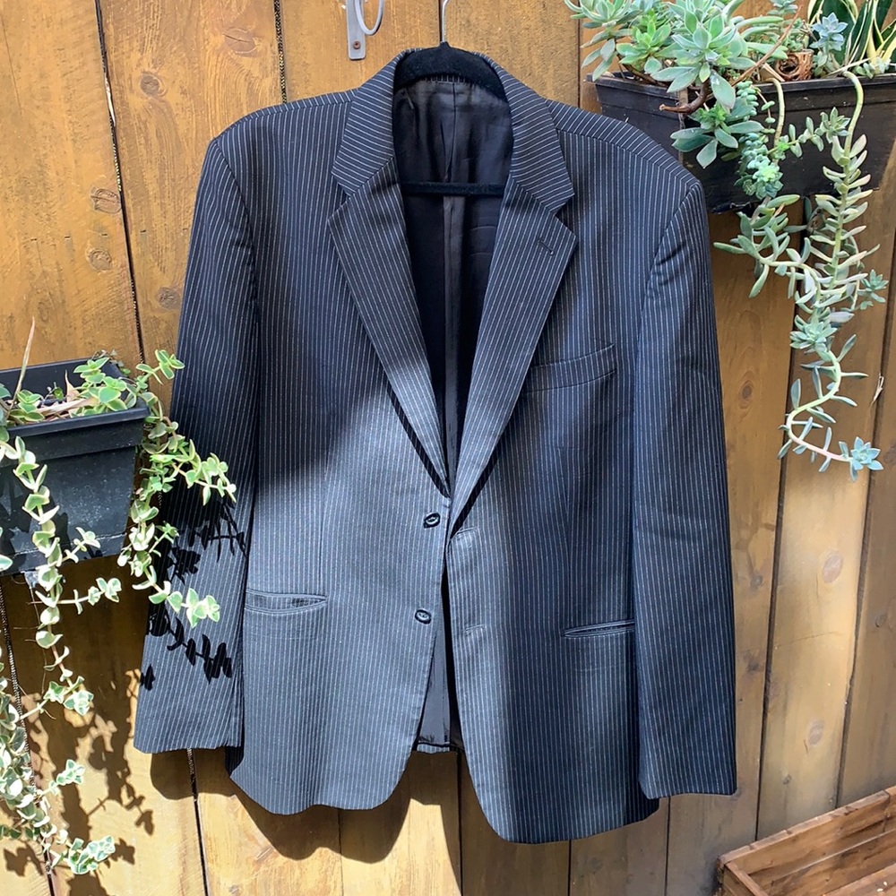 Express Design Studio Pinstripe Blazer